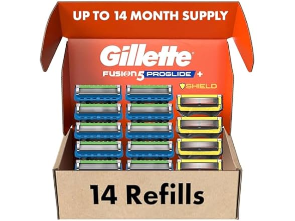 Gillette Fusion5 ProGlide Razor Refills for Men