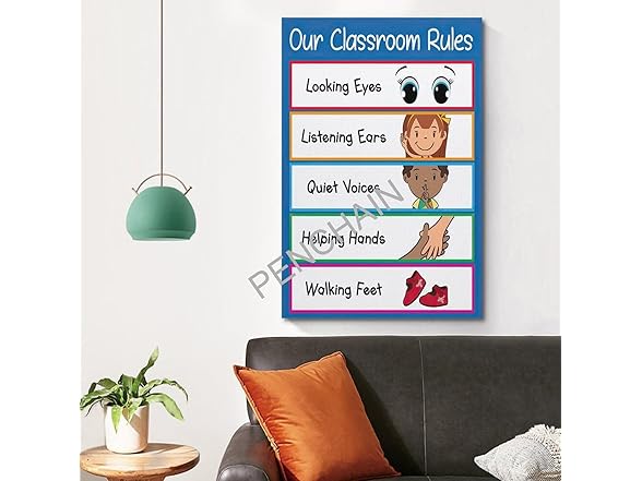 Preschool Classroom Rules Poster