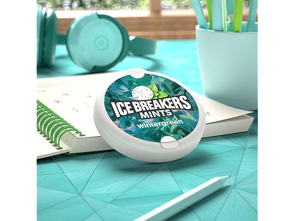 ICE BREAKERS Wintergreen Sugar Free Mint Tins