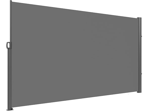 Retractable Side Awning, 63''x 118'' Aluminum