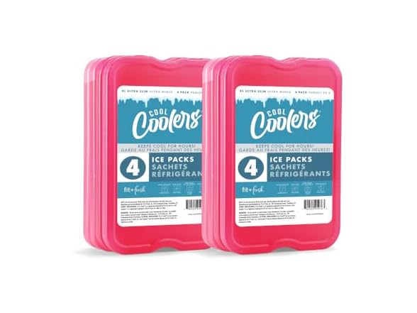 Cool Coolers by Fit + Fresh Slim Compact Reusable XL Ice Pack