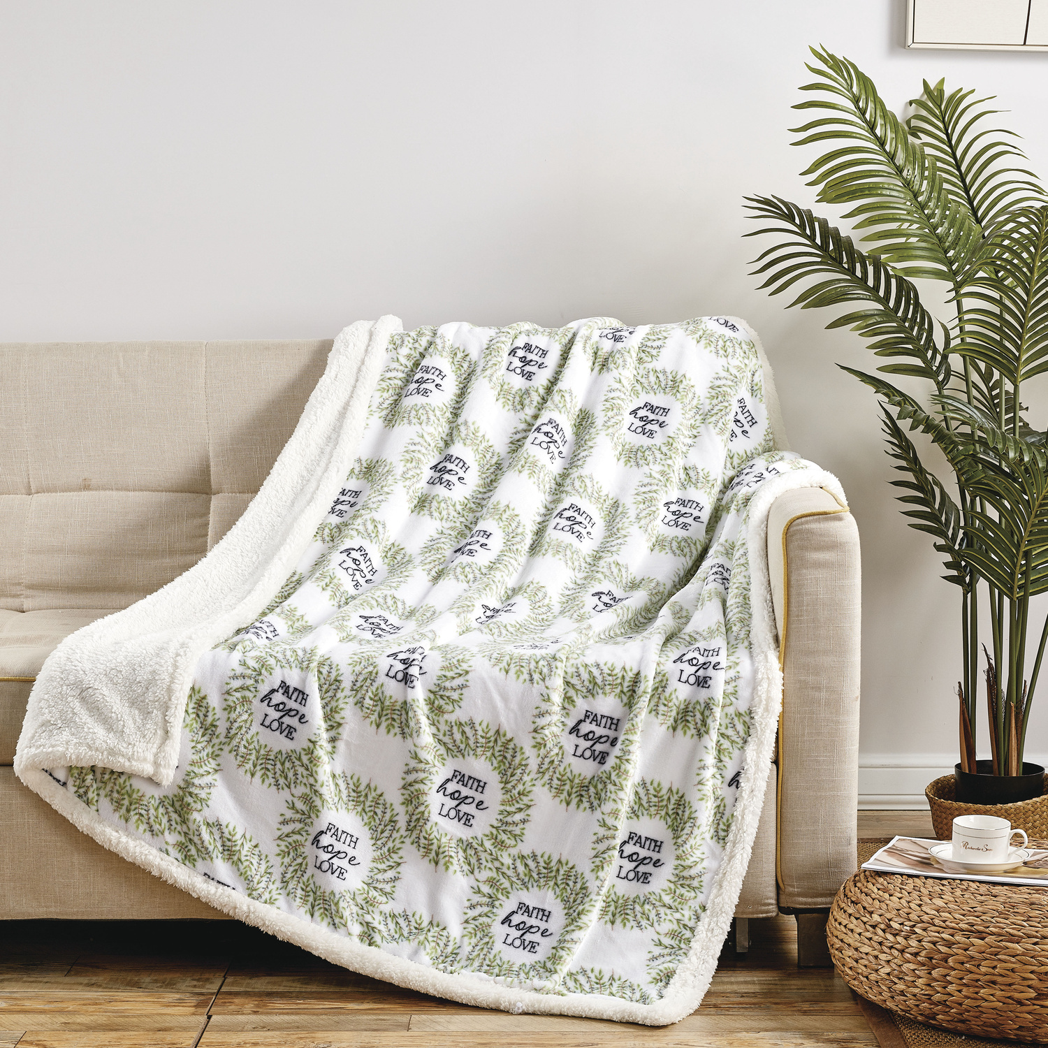 50 x 60 Printed Sherpa Throw Blanket - Gallery 12