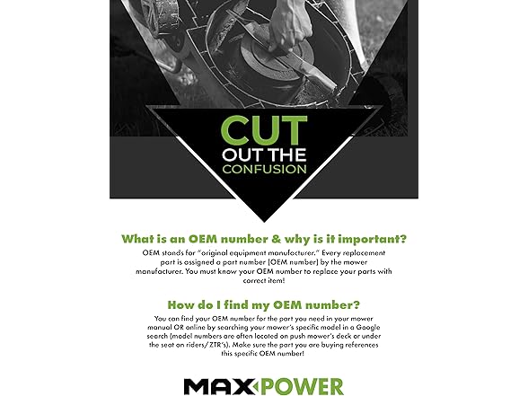 Maxpower 331538B Mower Blades