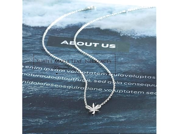 Fdesigner Maple Leaf Choker Necklace