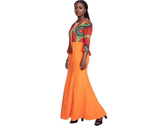 Xiaohuagua Women (XXL) African Dashiki Long Dress
