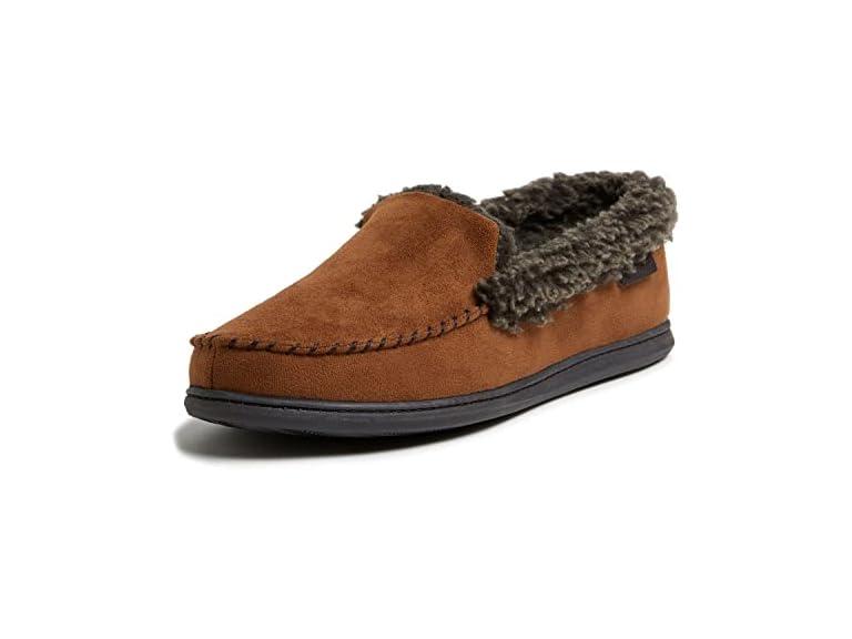 Dearfoams Men's Whipstitch Foam Slipper
