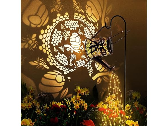DIBIEECN Solar Watering Can Outdoor Lights Garde