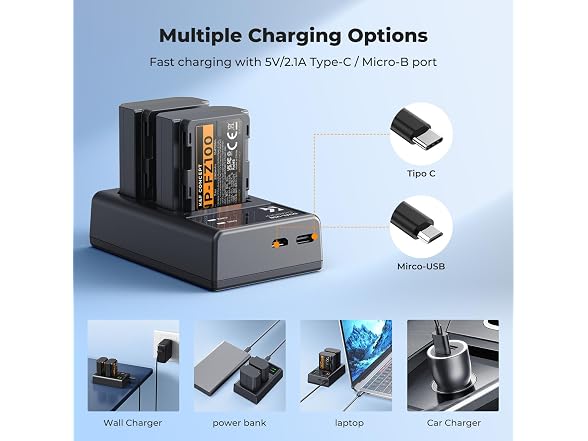 K&F CONCEPT NP-FZ100 2280mAH Battery