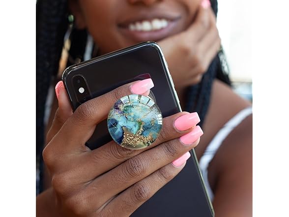 WUYULB Clear Crystal Phone Grip