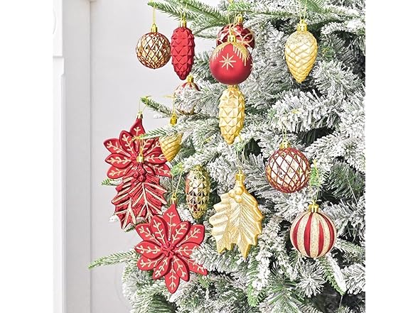 Taberoater 106PCS Christmas Ornaments