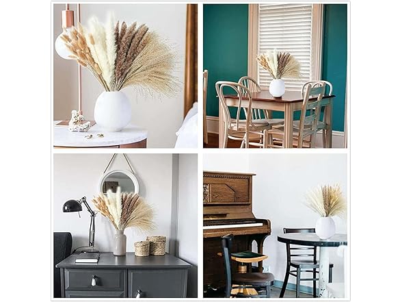 Dried Pampas Grass Decor 100 PCS