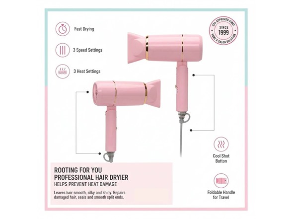 BLISS 1200W Professional Hair Dryer