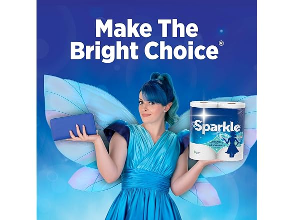 Sparkle Pick-A-Size Paper Towels, 6 Double Rolls