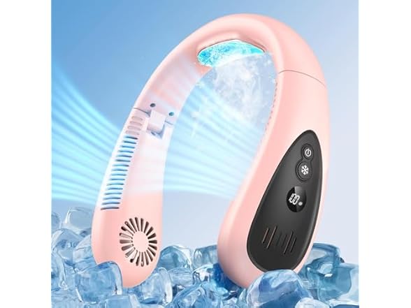 GAITIR  Neck Air Conditioner- Pink