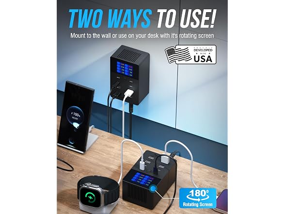 SABRENT VOLTIK 8-Port Charging Station