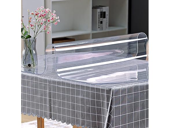 VEVOR Plastic Table Cover 40 x 80 Inch