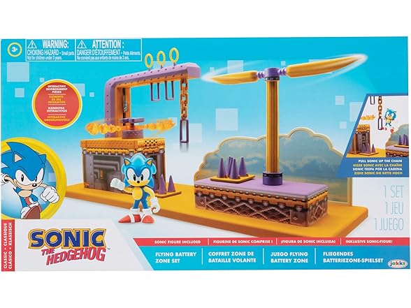 Sonic The Hedgehog Flying Battery Zone Playset w figure