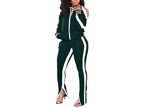 Lucuna Women Athletic Tracksuits Two Piece Trouser