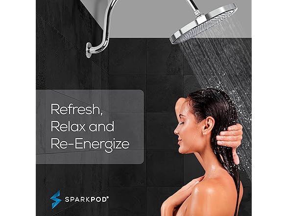 10" Ceiling/Wall Mount Rain Shower Head