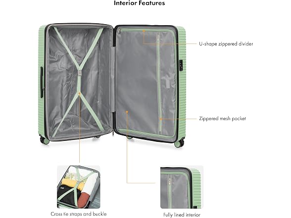 Travel Select Bridgetown Hardside Luggage, 21" Carry-on