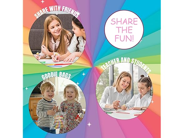 Smarties Tear and Share No Bleed Highlighters 8Pk