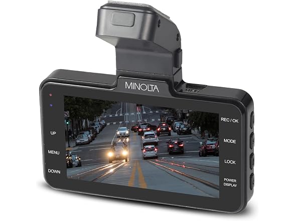 Minolta MNCD370 1080p Dash Cam (Black)