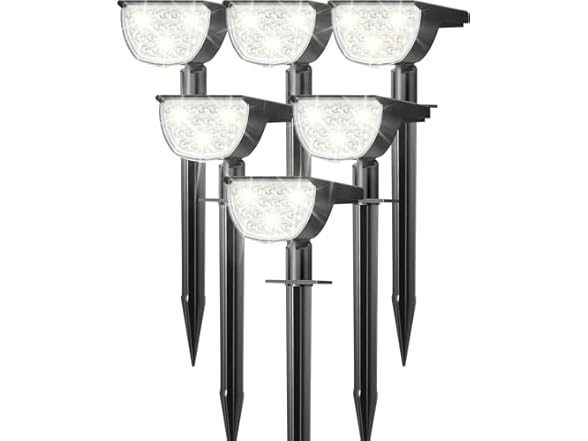GKGG Waterproof Outdoor Solar Lights