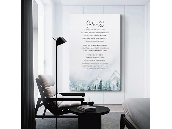 BALLTOTO Spanish Bible Verse Wall Art