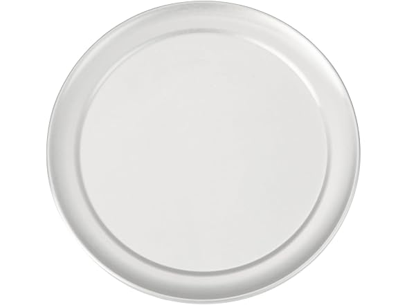 Restaurantware Aluminum Wide Rim Pizza Pan, 12 Pack