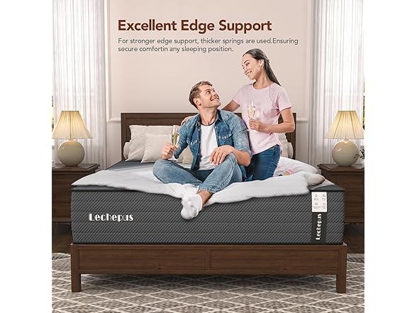 Lechepussleep Queen Mattress 10 Inch