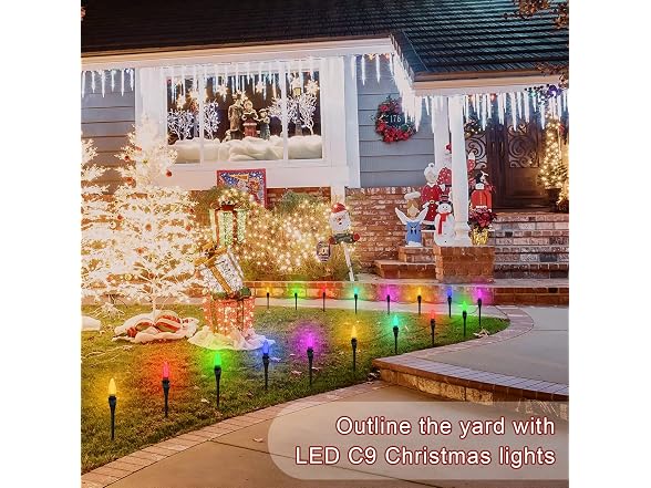 7.5 Inch Christmas Light Stakes, 100 Pcs