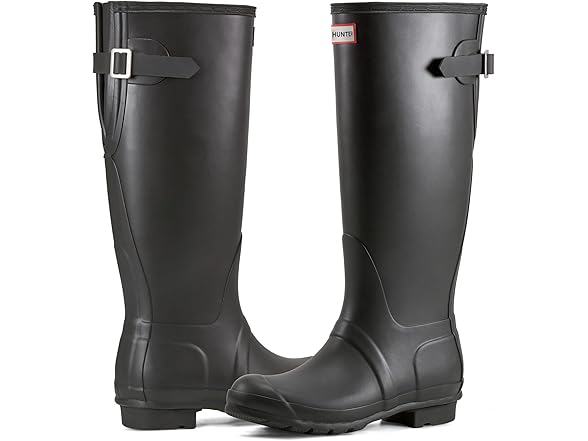 Hunter Women's Back Adjustable Rain Boots (5)