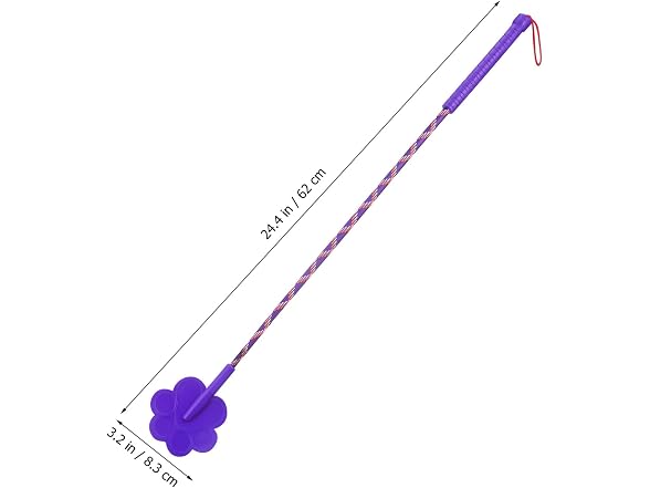 Toddmomy Pet Training Stick, 2Pcs Rubber Cat