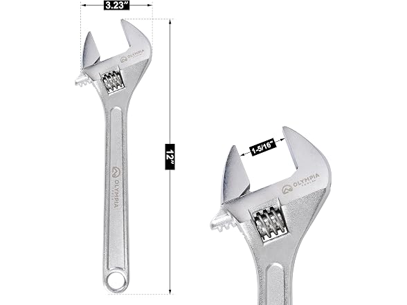 Olympia Tools 12" Adjustable Wrench