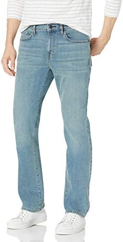 Amazon Essentials Mens Slim Fit Stretch Bootcut Jeans