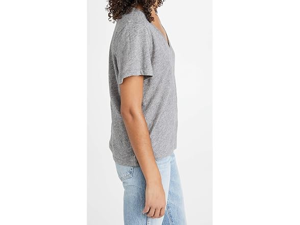 Madewell Women (M) Whisper Cotton V-neck Tee Iron