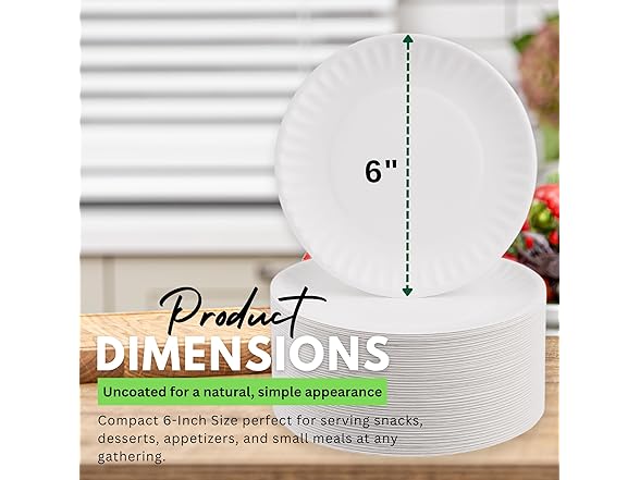 Perfect Stix Paper Plates 6" 100ct