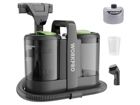 WORKPRO Portable Carpet Cleaner Eucalyptus