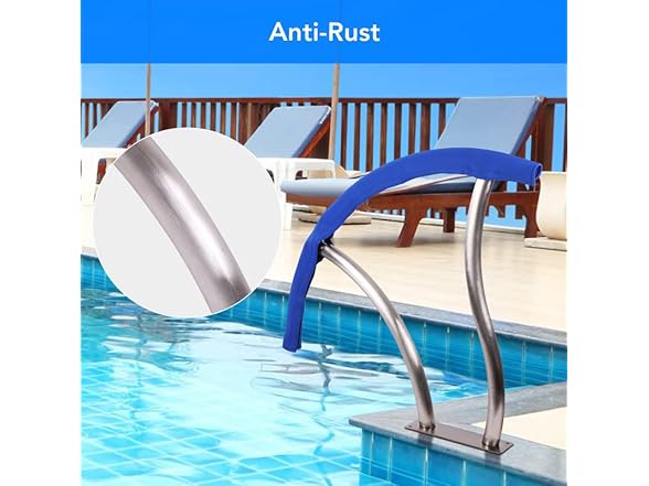 Pool Handrail 30"x30" Swimming Pool Stair Rail