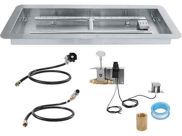 24 x 8 inch Drop-in Fire Pit Pan