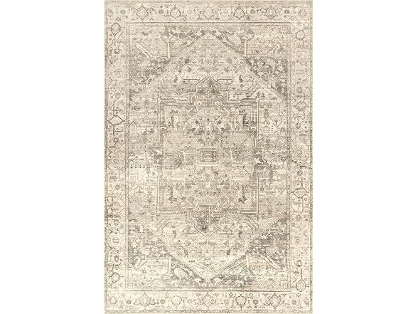 nuLOOM 8x10 Washable Rug Brielle Grey