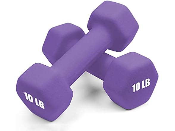 Portzon Weights Dumbbells 10LB, Pair