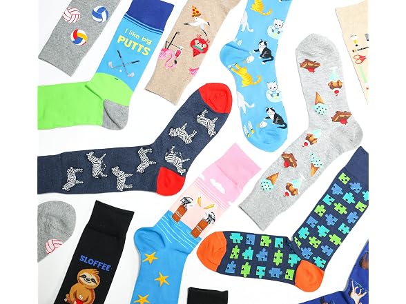 Hot Sox Men (6-12) Festival Crowd Crew Pack Sock
