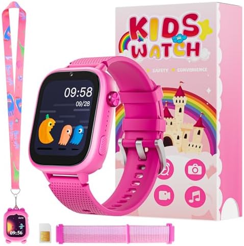 OKYUK OKYUK 4G Smartwatch, Kids Watch for Kids with SIM C