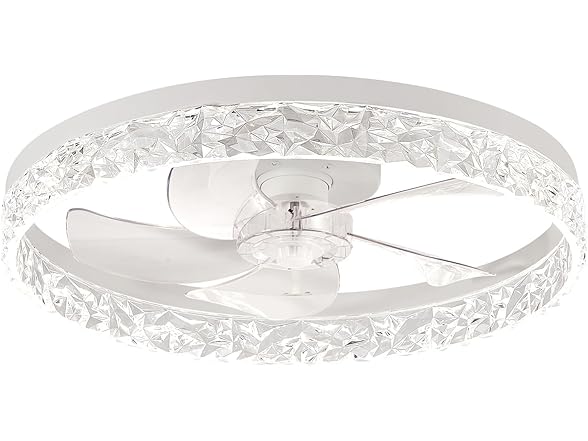 20" Flush Mount Smart Ceiling Fan