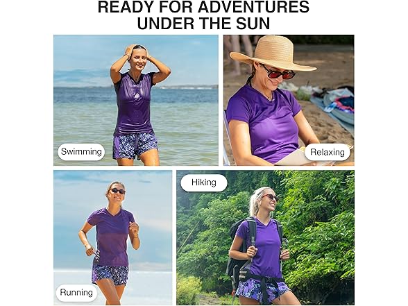 Kanu Surf Women's Grape Rashguard (L)