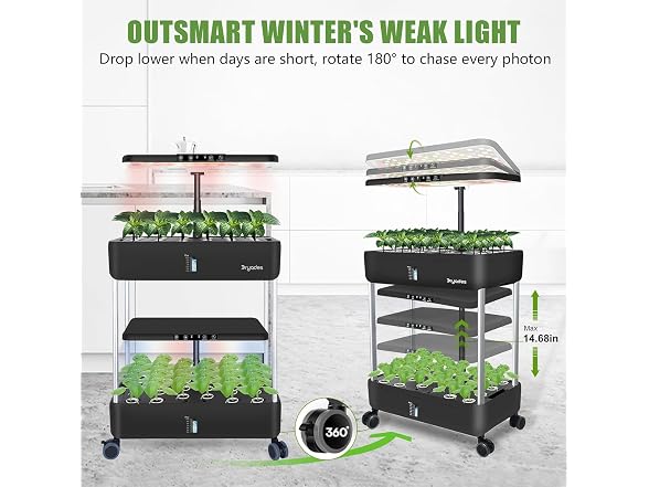 DRYADES 44 Pod Hydroponic Indoor Garden