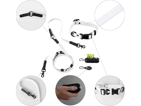 Luna Small 8FT Adjustable Waterproof Hands-Free Leash