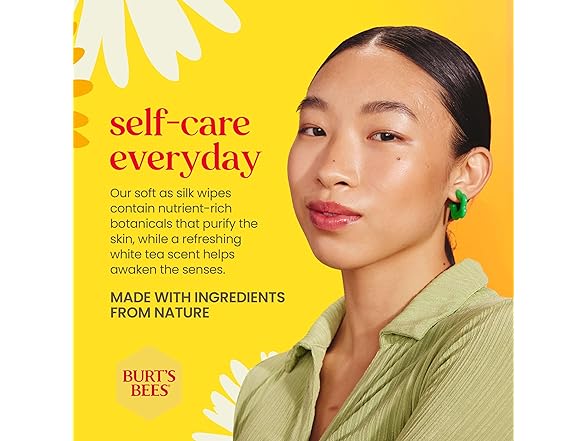 Burt’s Bees Purifying White Tea Facial Towelettes