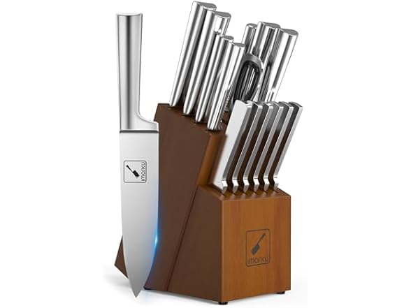 imarku 15 Pieces Knife Set